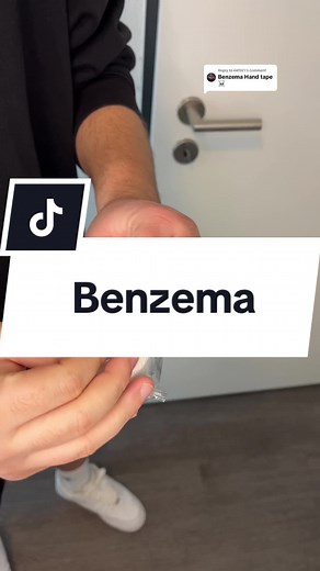 Karim Benzema Hand Tape Tutorial for Football Players