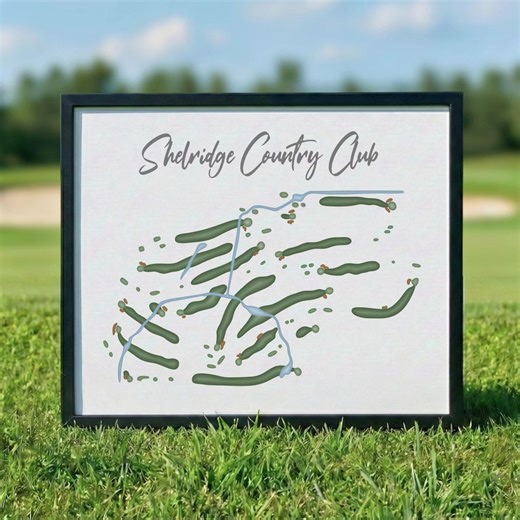Shelridge Country Club, NY, Golf Course Map Print | Scorecard Style Layout, Golfer Gift for Him, Father’s Day Gift, BF Gift,wall Art Decor - Etsy UK