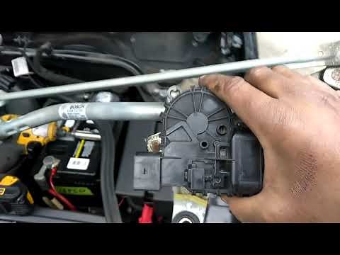 2012 Volkswagen Jetta SE windshield wiper motor install Part 1