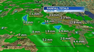 A warm start for most of the Province as we enter the finals days of April. Showers roll through the Prairies over the next 24 hours. | CTV Regina