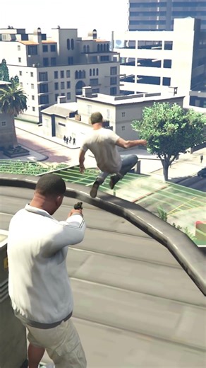 Franklin electric shock on Trevor #gta