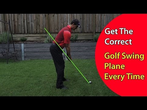 How to Get the Correct Golf Swing Plane Every Time in Your Swing