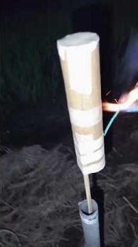 Rocket Motor Test #experiment #fireworks