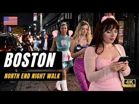 Boston North End Secret Nightlife 4K
