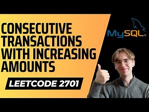 2701. Consecutive Transactions with Increasing Amounts - LeetCode SQL Solution