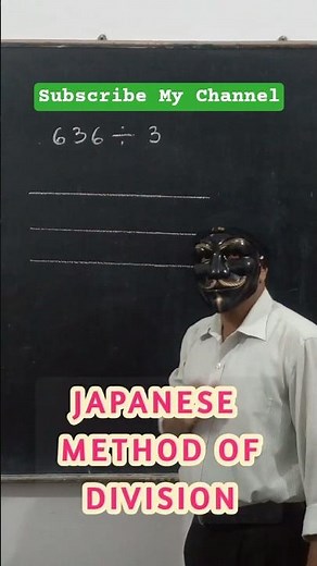 "Japanese Division Trick That’ll Blow Your Mind! 🇯🇵💥 | Easy Math Hack for All Students!" #shorts