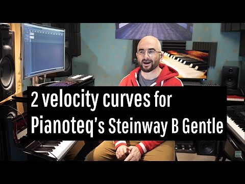 2 velocity curves for Pianoteq's Steinway B Gentle 🎹