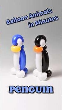 Balloon Animals in Minutes _ Penguin #diy #balloncraft