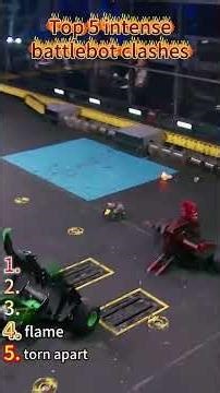 Top5 intense battlebots clashes #foryou