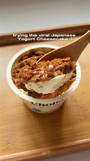 Viral Japanese Yogurt Cheesecake with Biscoff Recipe