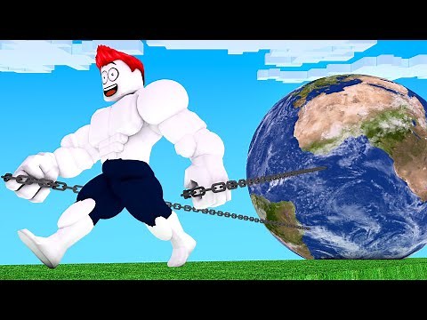 ICH ZIEHE UNSERE ERDE im Muskel Simulator...