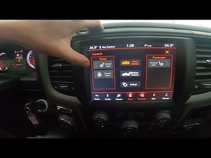 How to Manage Controls in Dodge Ram 1500 II ( 2019 - now ) | Manage Basic Functions