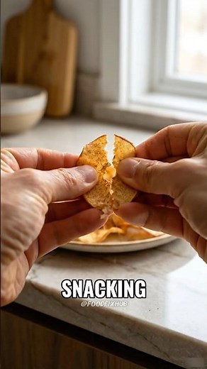 Crispy Apple Chips With No Sugar 🍎🔥