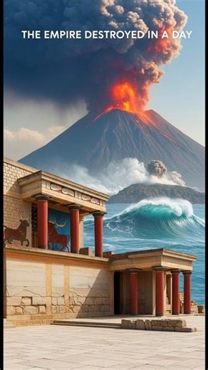 The Minoans: Europe's First Advanced Civilization 🌋 #shorts