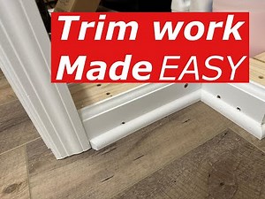 How to trim out the edges of a vinyl plank floor