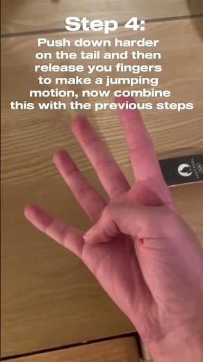 How to Ollie on a Fingerboard or Tech Deck #techdeck #fingerboard #fingerboarding #tutorial #tricks