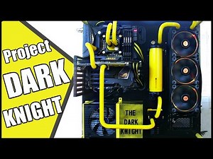 Custom Water Cooled Batman PC CASE MOD