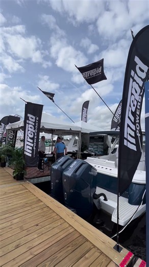 Day 1 of the Stuart Boat Show is off to a great start! Be sure to come out and tour our exciting new models all weekend long. Dock E | Jan 12-14 #intrepidpowerboats #stuartboatshow | Intrepid Powerboats
