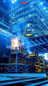 Uncovering the colossal scale of modern aerospace #aircraft #welding #shorts #trending #engineering