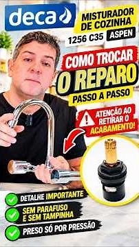How to Replace the DECA 1256 C35 Aspen Faucet Cartridge | Watch Out for the Finish!