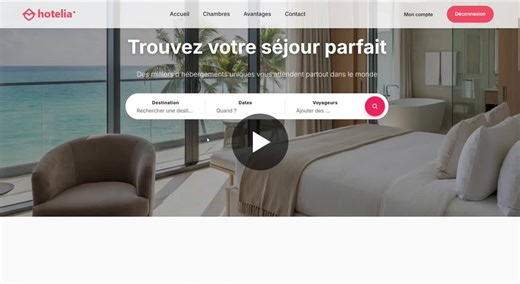 💼 Projet Web – Hotelia J’ai développé Hotelia, un site web de… | Rim Barradah | 10 commentaires