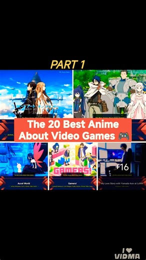 The 20 Best Anime About Games part1 🎮 #animeshorts#animeedit #animerecommendations#animevideogames
