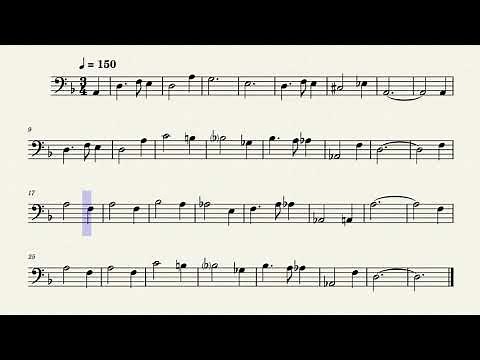 Trombone Play Along - Hedwig's Theme (from Harry Potter)