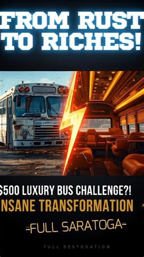 You Won’t Believe This Bus Transformation 😱 Before and after | Extreme Makeover #automobile