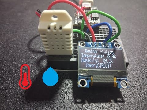 ATtiny85 based mini weather station display 🌡️ 💧