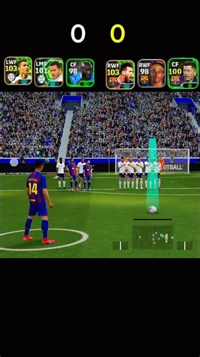 right leg vs left legs free kick challenge #footballshorts