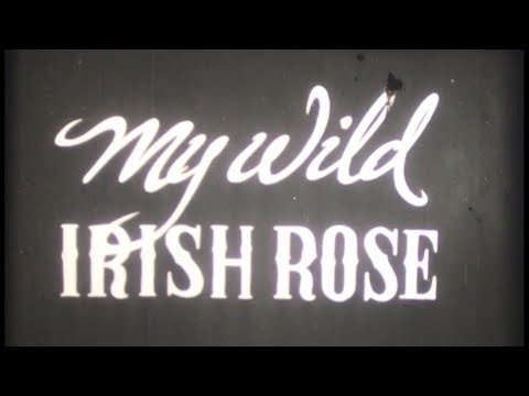 16mm Film Castle Films Sing-A-Long My Wild Irish Rose b&w sound 1st of 4 songs