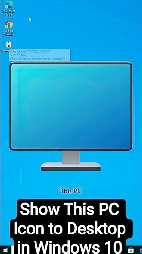 Show or Add This PC Icon to Desktop in Windows 10 PC or Laptop