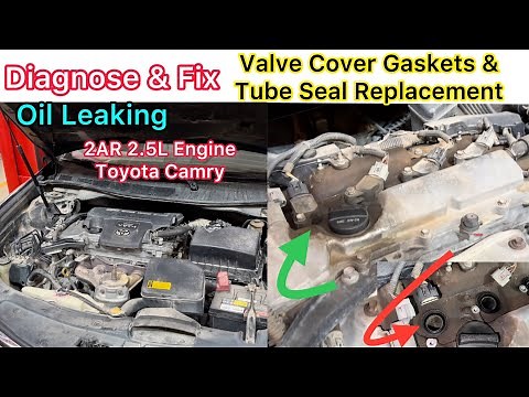 2AR-FE 2.5L Engine Valve Cover Gasket And Tube Seal Replacement Of Toyota Camry