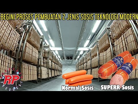 THIS IS THE PROCESS OF MODERN SAUSAGE PRODUCTION IN THE FACTORY | SECRETS OF MAKING THE SAUSAGE