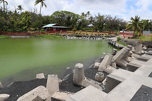 Pohoiki dredging aims to remove 42,000 cubic yards of volcanic material deposited by 2018 eruption | Maui Now