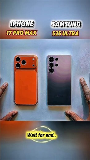 ⚡⚡Samsung Galaxy S25 Ultra vs iPhone 17 Pro Max Speed Test - The Winner is SHOCKING! 🛑 #shorts