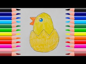 How to Draw Cute Baby Chick