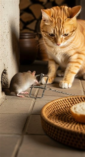 貓咪大俠的新型捕鼠秘笈！驚人技巧讓老鼠無處可逃 #cat #mouse #catlife