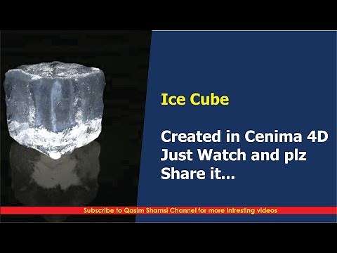 Create an Ice Cube in C4D