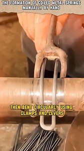 363K views · 292 reactions | the formation of coiled metal springs manually by hand #metal #springs #tools #ideas #trending | M-Tube TV | Facebook