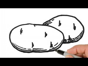 How to Draw a Potato / Easy Food Drawing | Quizalize