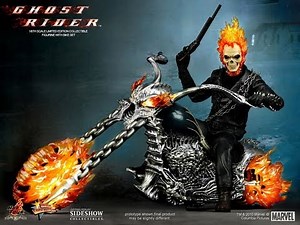 Ghost Rider Movie Hot Toys Ghost Rider With Hell Cycle 1/6 Scale Collectible Figure Review