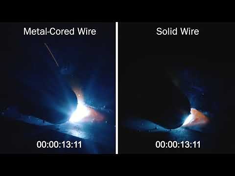 Weld Faster with Metal-Cored Wire