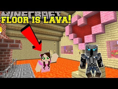Minecraft: THE FLOOR IS LAVA!!! - GAME HUB - Mini-Game