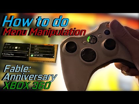Fable Anniversary: Menu Manipulation on Xbox 360, Xbox One, Xbox Series S/X.