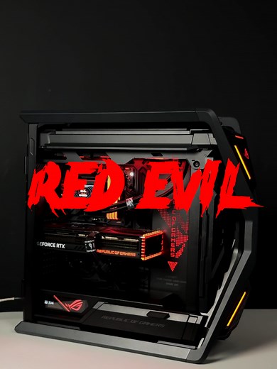 Red devil 😈 www.chamacomputers.lk #pcbuild #rog #chamacomputerslk