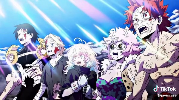 Deku and Shigaraki Battle AFO in My Hero Academia