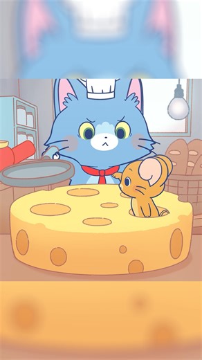 that cheese wheel is heavier than it looks 😅 #TomandJerry85 #CheeseDay | Tom and Jerry