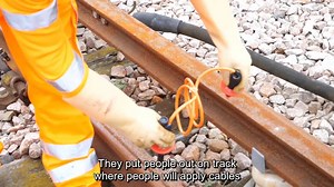 17K views · 293 reactions | ‍♂️‍♀️ Before sending engineers to work on an electrified railway we must make the site safe.   This new innovative technology modernises the process, making it much safer and quicker for our engineers.  https://www.networkrail.co.uk/DoingMoreForLess It will help us save £318m over the next two control periods too! #Tech #Engineers  Pre-#COVID19 | Network Rail | Facebook