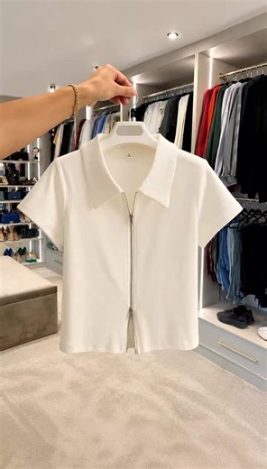 Women’s Polo Collar Short Sleeve – Korean Style Guide